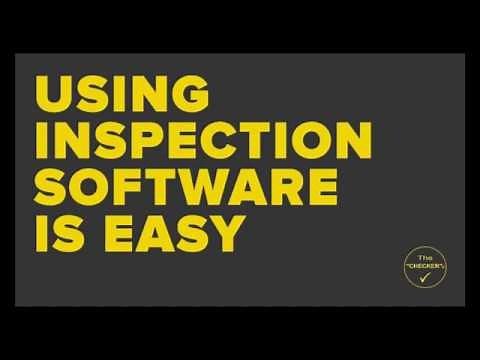 How To Complete An Inspection With The Checker Software
