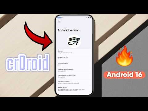 🔥 Finally! crDroid v12 with Android 16 is HERE | First Look at Alpha Update 💥