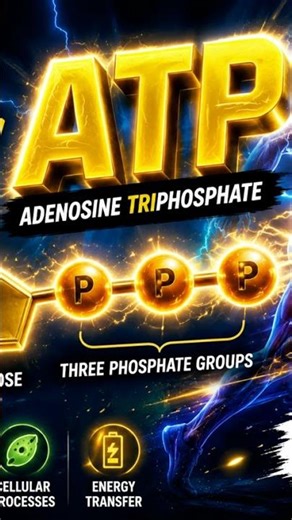 ⚡ “ATP: The Secret Energy That Powers Every Cell ⚡”