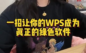 电脑一旦下载了WPS，就会出现大量弹窗广告，还会占用后台资源，教你一招把它净化成绿色软件！
