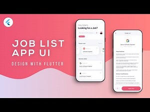 Job Listing App to Find Jobs - Flutter UI