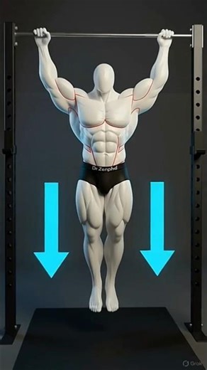 Dead Hang for Spine Decompression 🔥 (Do This Daily!) 🏋️ #deadhang #hanging