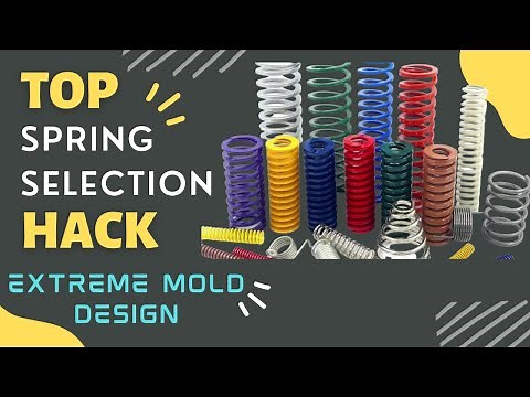 Injection Mold Design Math | How to Select Spring For Mold | Lean your Design