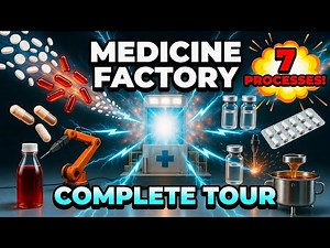 How Medicine Is Made | Inside Pharmaceutical Factory (Complete Process)
