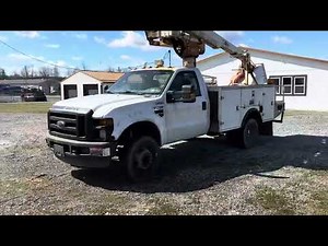 Lot 1103 April 2026 Auction 2010 Ford F-450 w/ Aerial Bucket Unit EdinburgAuction.com