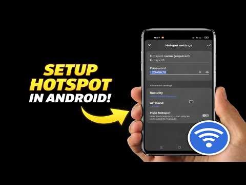 How to Setup Hotspot in Android Phones | Step-by-Step Beginner Guide 2026 #hotspot #password #wifi