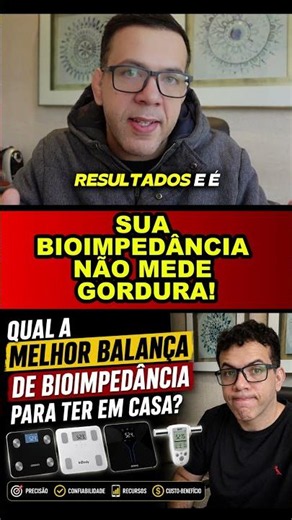 Sua Bioimpedância NÃO MEDE GORDURA
