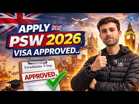 How to apply for psw visa in uk 🇬🇧 | step by step process 2026