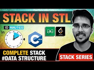 STACK in STL with CODE | Data Structure and Algorithm For Beginners in Hindi | Hello World