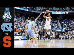 North Carolina vs Syracuse ACC Men's Basketball Tournament Highlights (2020)