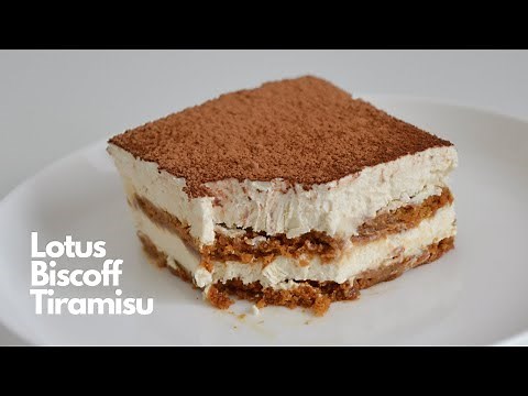 EASY LOTUS BISCOFF TIRAMISU RECIPE (SPECULOOS DESERT)