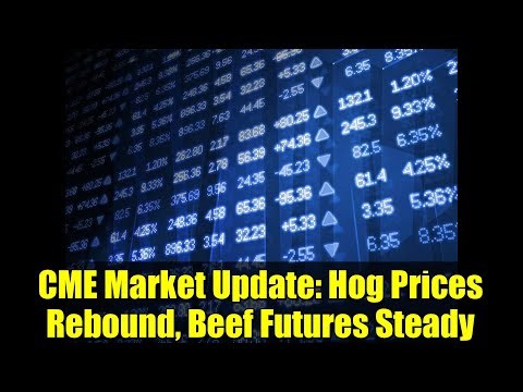 CME Market Update: Hog Prices Rebound, Beef Futures Steady