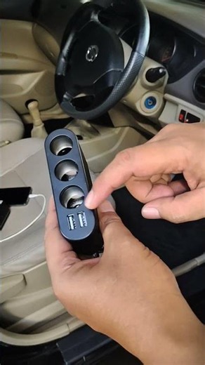 3-in-1 Car Cigarette Lighter Socket