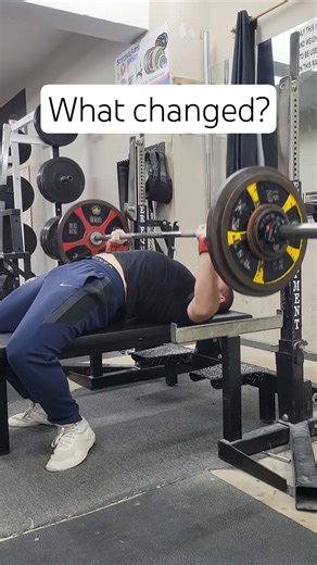 How to FINALLY Bench 225LB #gym #powerlifting #benchpress #225bench #225benchpress #2platebench #pr