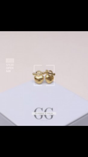 earrings 😍 #realgold #18k #goldjewelry