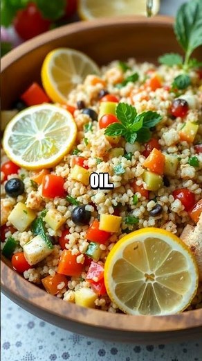 Zesty Lemon Herb Quinoa Salad