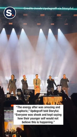 27K views · 67 reactions | Justin Timberlake surprised his audience at a free show in Los Angeles by reuniting his former band NSYNC on stage on March 13. | storyful | Facebook