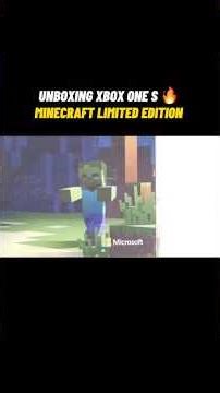 “MINECRAFT” XBOX Console Unboxing 🔥 #minecraft #xbox #gaming