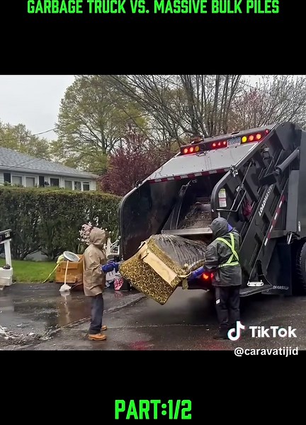 Garbage Truck vs. Massive Bulk Piles: A Closer Look