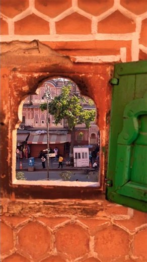 Rare View! Tourists Captured from Hawa Mahal Window 📸 | Jaipur Short