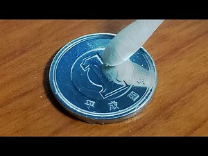 【コイン磨き】1円玉を鏡面仕上げして見た/Satisfying Video - 1 Yen coin Polishing