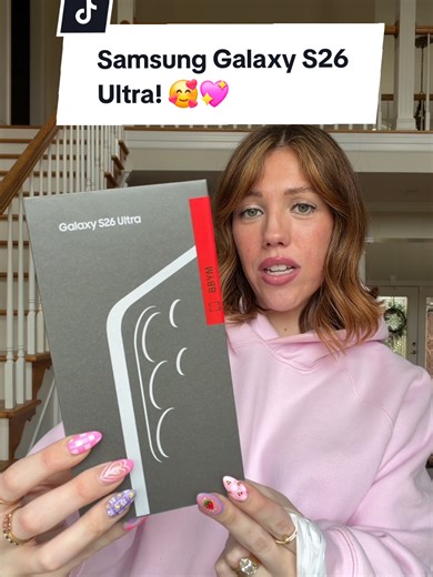 soooo excited to play around with this phone! did you get one too? 🤔 #phone #galaxys26ultra #android #techgirl