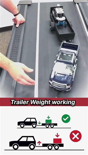 Trailer weight working principle how to perfect weight loading in trailer 💀