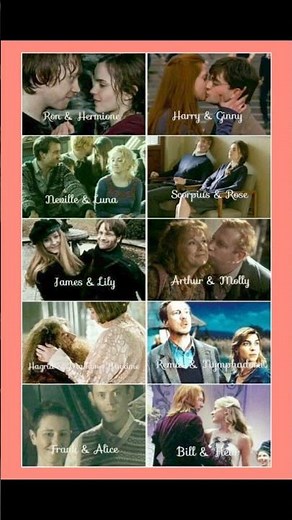 TitleMost Iconic Couples from the Wizarding World ❤️ Harry Potter Love Stories harrypotter