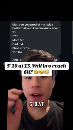 Aerongrowz on Instagram: "Yall think bruh will grow? #heightmaxx #heightgrowth #6ft #height #taller Height Prediction Instructions: Lol you know ur cooked 🤣, so imma help you out. Here are the steps (make sure to read EVERYTHING) on how to get your height predicted!! 👇👇👇 1. Must be following! Or I’m not doing you. 🤨😤 2. Repost this video, the more vids you repost the higher chances of a prediction. 🍀🍀 3. Most importantly, comment your stats (age,height,bodyweight,parents age). You don’t 