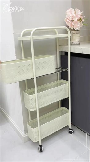 Essential Narrow Slot Storage Rack for Home Organization