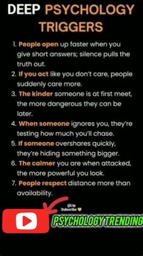 7 Deep Psychology Triggers That Control Human Behavior