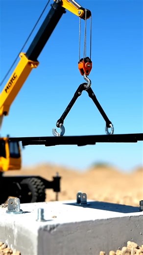 Mini Crane Installs Solar Panel! ☀️ Tiny Tech Big Impact!