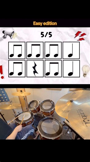 Beginner rhythm challenge EASY Edition #drums #rhythmgame