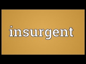 Insurgent Meaning