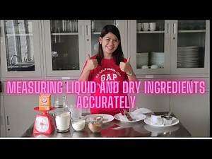 COOKERY 7 - DEMONSTRATION IN MAESURING LIQUID & DRY INGREDIENTS