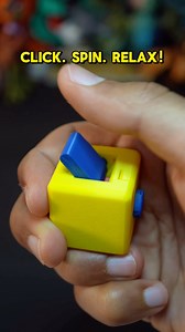 32K views · 6.9K reactions | 3D-Printed Fidget Cube. File: Makerworld ️Printer: @bambulab_official P1S AMS Filament: @3dhojor_official PLA Pro Yellow, Red, Blue. #asmr #3dprint #3dprinting #3dprinted #bambuseful #videooftheday #fidget #cube #switch #gear #spin | Printsculptors | Facebook