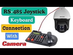 How to Connect RS485 Keyboard To Hikvision NVR/DVR | Jyostick Connection with DVR/NVR