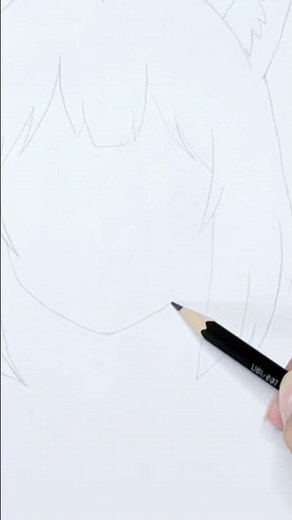 Drawing a Cute Wolf Girl Anime🐺🍬