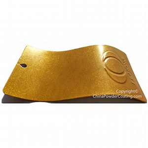 [Hot Item] Electrostatic Spray Metallic Golden Uphg5000 Powder Coating Paint