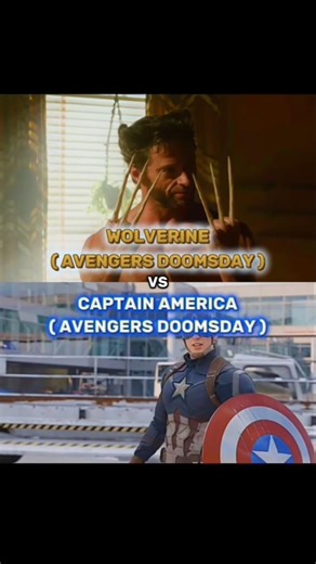 WOLVERINE VS CAPTAIN AMERICA #shorts #marvel