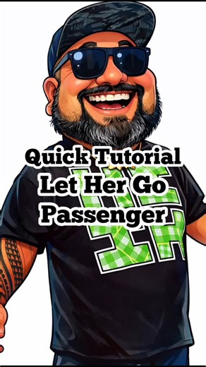 Kalei Kamalamalama on Instagram: "🎶 Quick Uke Tutorial: “Let Her Go” – Passenger. Easy chords. Smooth strum. Learn it fast 🤙 Save this and try it right now. Full tutorial coming soon 👀 #ukulele #livemusic #ukulele #music #fyp"