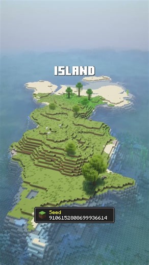 3 AWESOME ISLAND Seeds 🏝️ Minecraft Bedrock/Java