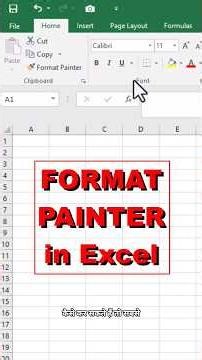 Complete Concept of Format Painter in Excel | Macros | Data Analysis | MIS #formatpainter