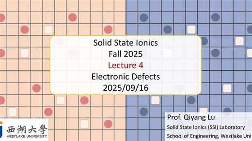 Fall 2025_西湖大学固态离子学课程_Solid State Ionics_Lecture 4