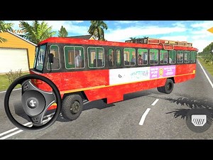 Indian Sleeper Bus Simulator | Local Tata Bus Village Route Driving - Bus Game - Android Gameplay