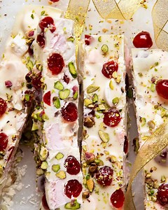 ✨JUST IN✨ My go-to gift this year: White Christmas Rocky Road! 🎁 Festive, crunchy, chocolatey - and ridiculously easy. https://www.recipetineats.com/white-christmas-rocky-road/ | RecipeTin