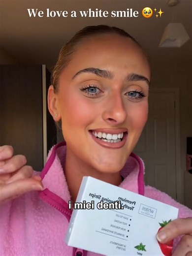 “Queste sono le migliori strisce sbiancanti per i denti” 😍😍😍 #italytiktok🇮🇹🇮🇹 #italytiktok #teethwhitening #teethwhiteningstrips #dentibianchi #tiktokmademebuyit #striscesbiancanti #tiktokspringsale #springsale
