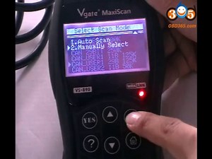 Vgate Scantool Maxiscan VS890 use method