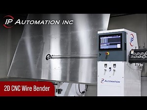2D CNC Wire Bending Machine | i10-H | IP Automation Inc