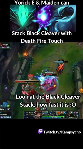 Deathfire Touch Stacking Black Cleaver off Magic DMG Spells WTF ❓ ❗❓